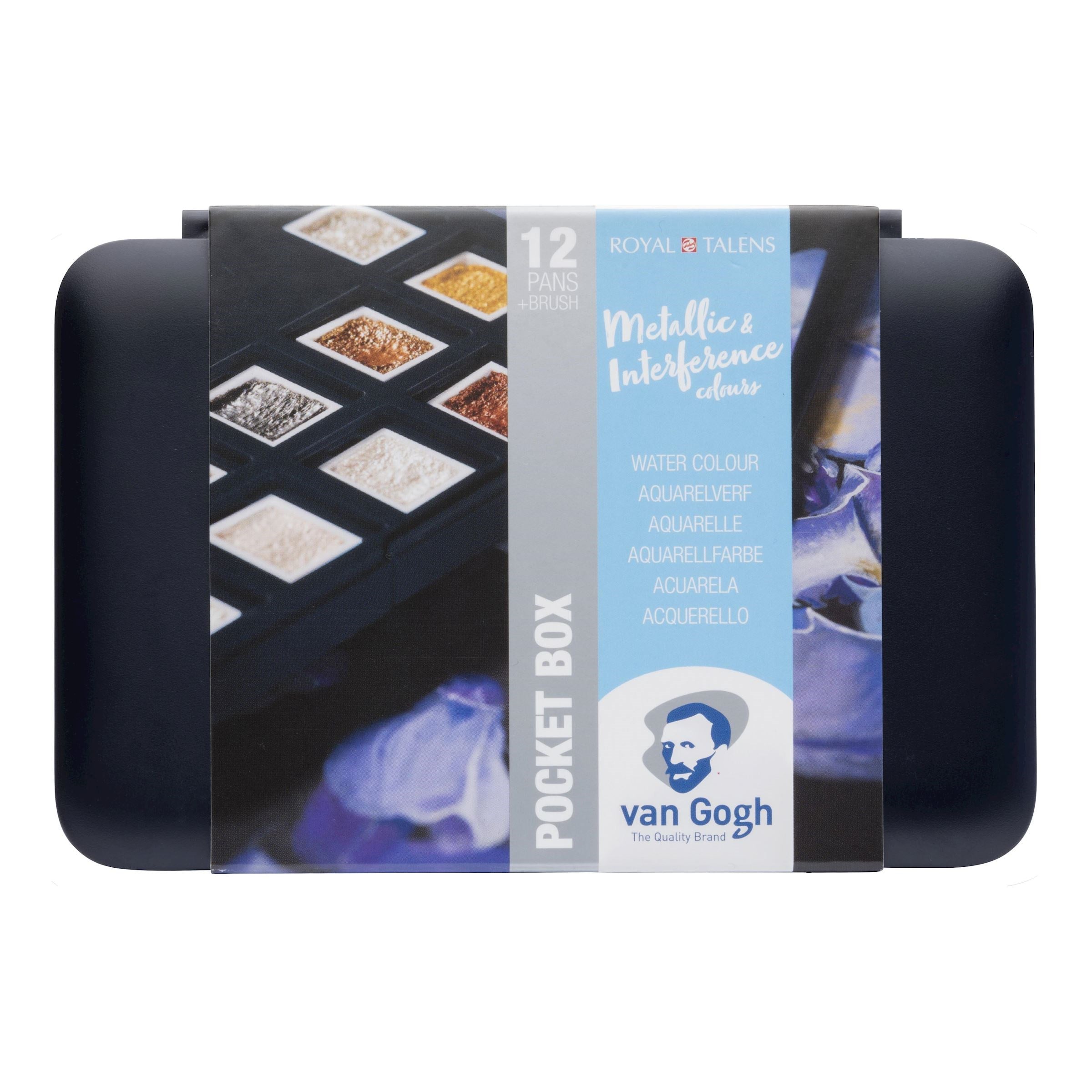 Van Gogh Watercolour Pocketbox 12 Pans Muted Colors